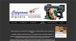 Desktop Screenshot of plakatnyomtatas.net